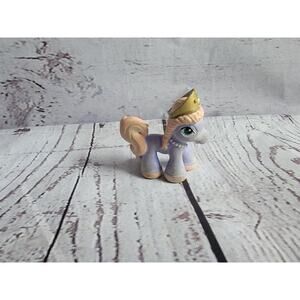 Filly Princess Pony Royal Crown Flocked Mini Purple Horses